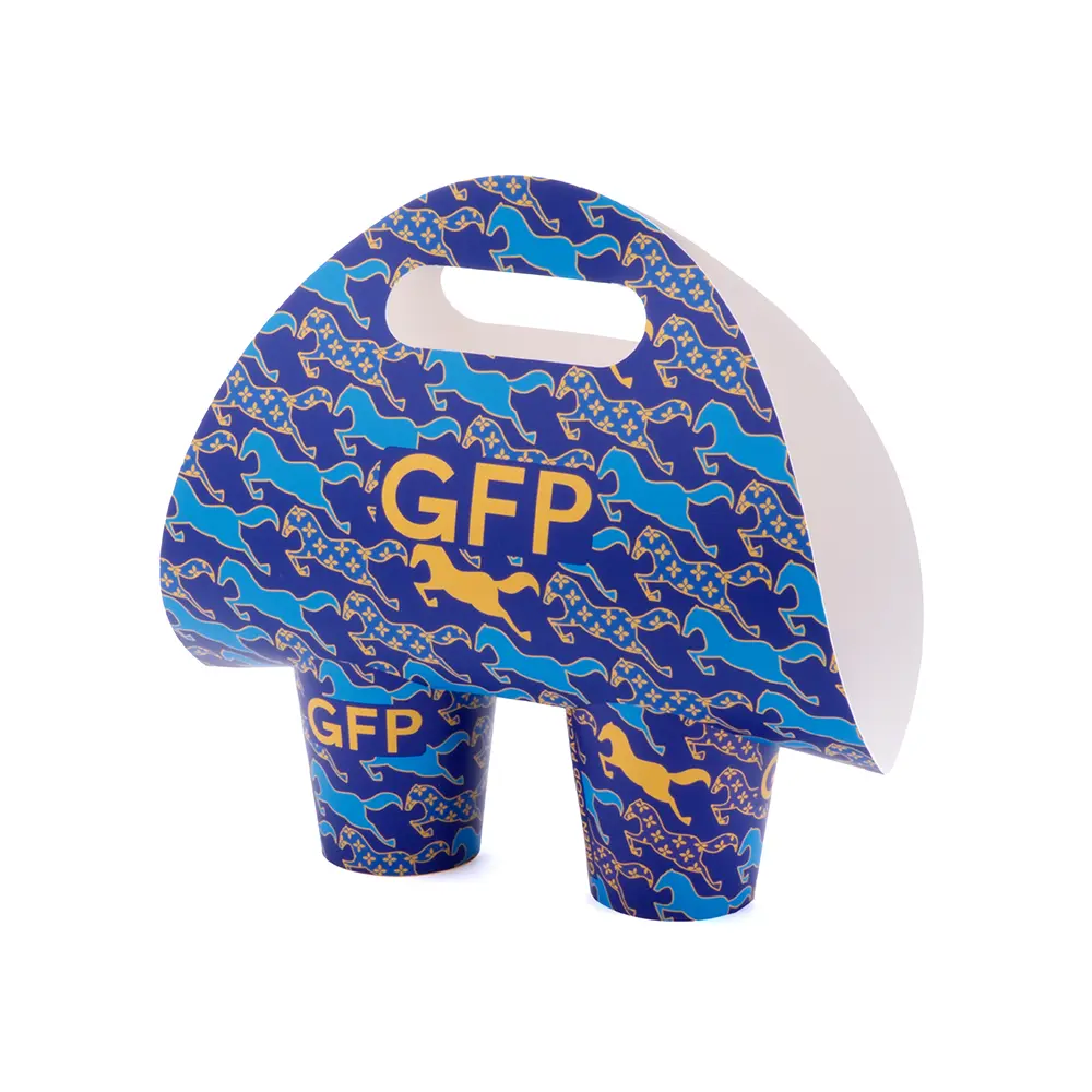 2 Cup Drink Carrier with Handle