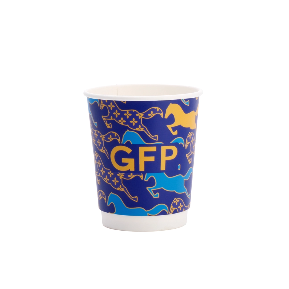 8oz Custom Double Wall Paper Coffee Cups