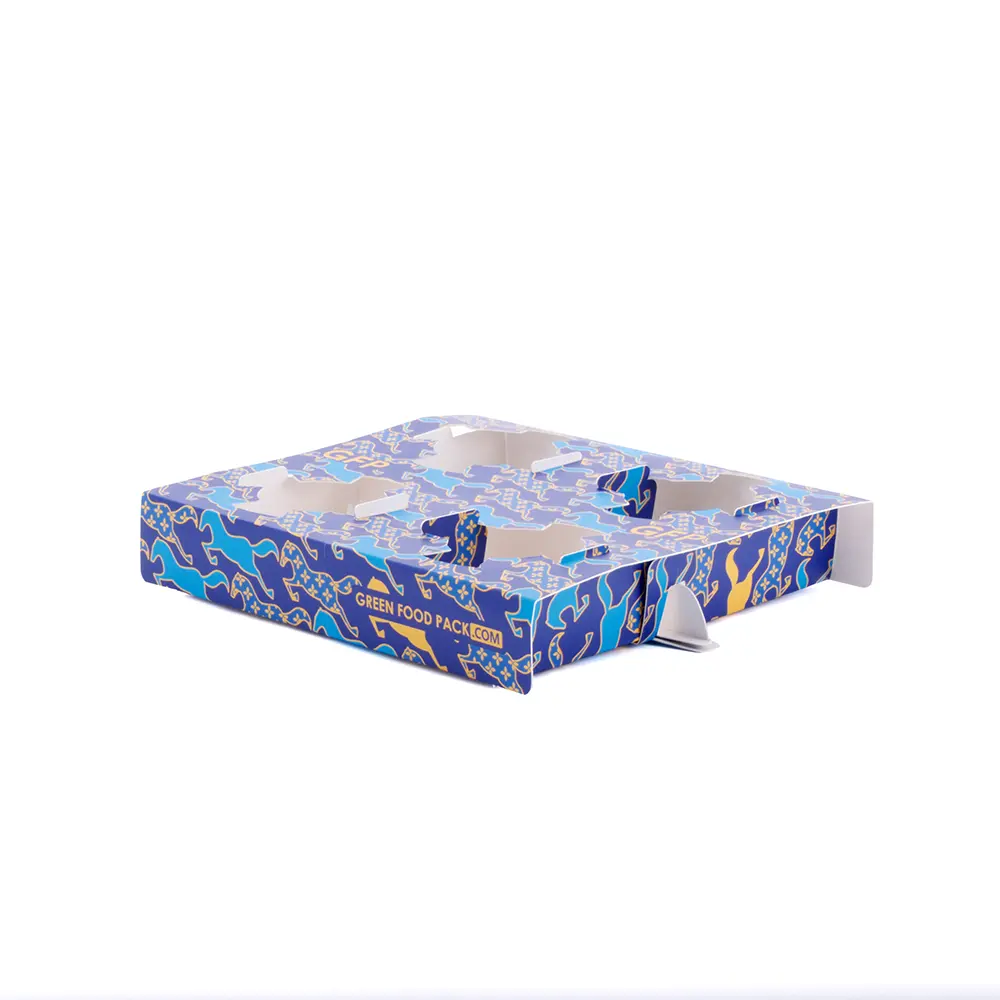 Cardboard Paper 4 Cup Carrier Tray