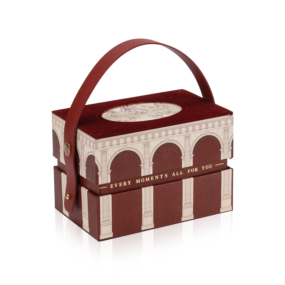 Dark Red Chocolate Box Of Chocolates