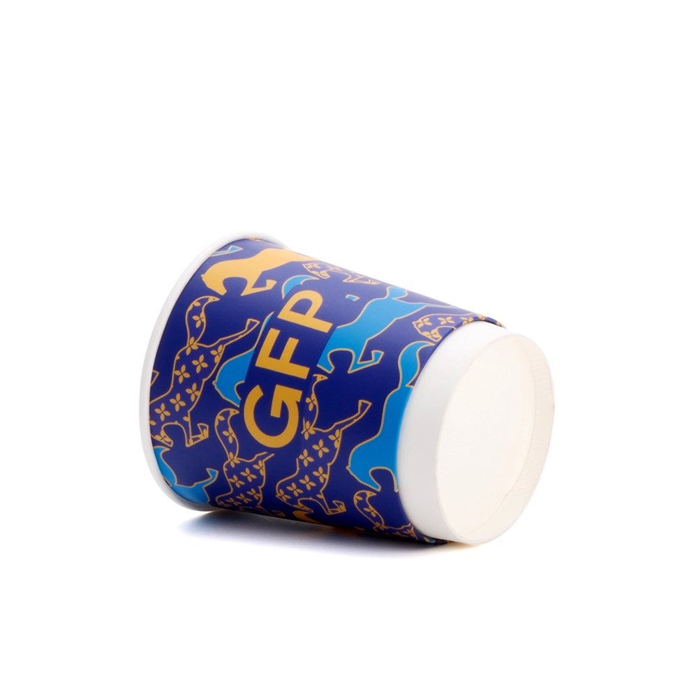 Double Wall Paper Hot Cold Cups With Lids