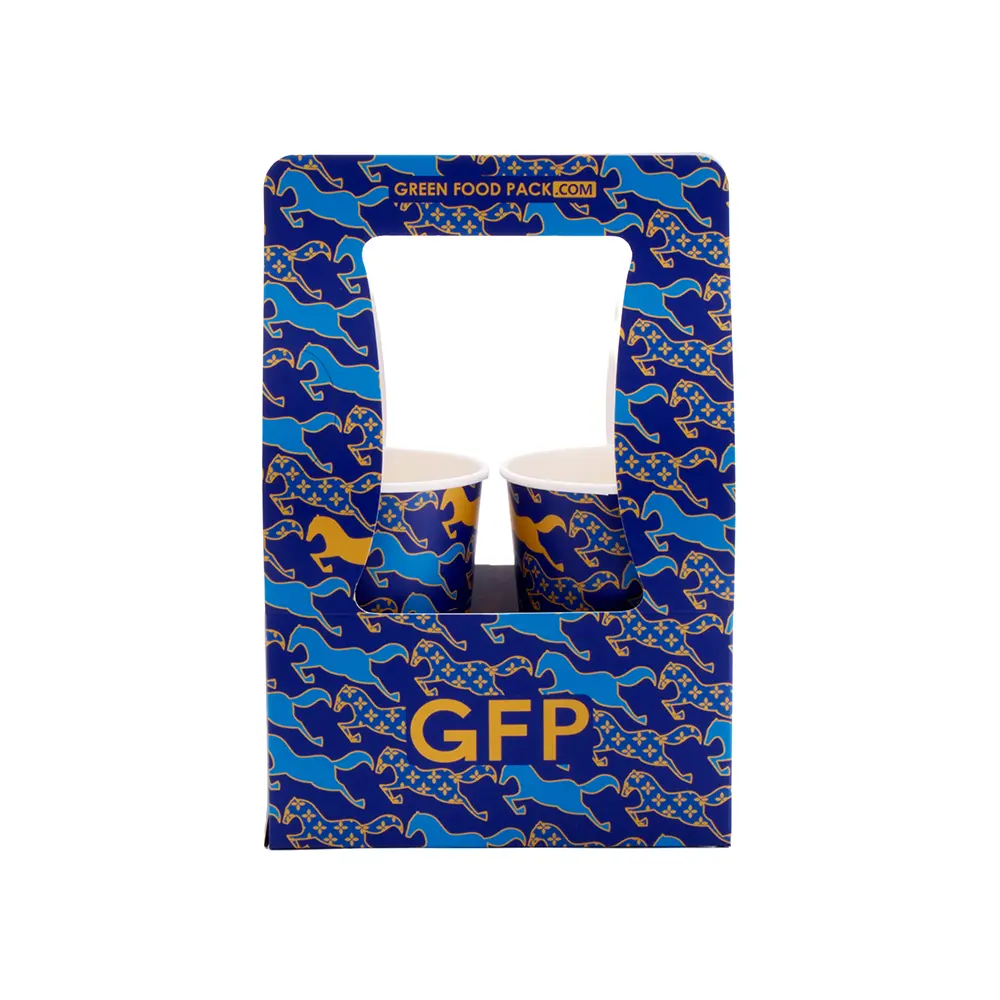 Drink Carrier With Handle for Takeout