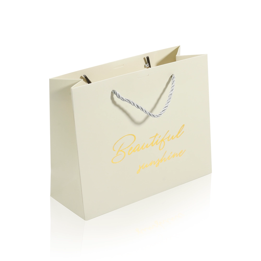 Large White Card Paper Wine Gift Bags