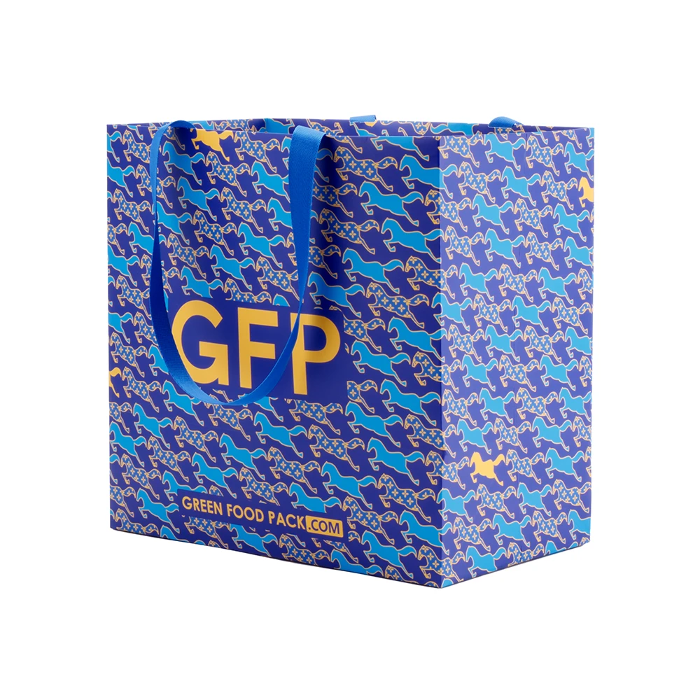 White Card Paper Gift Bag for Large Gifts