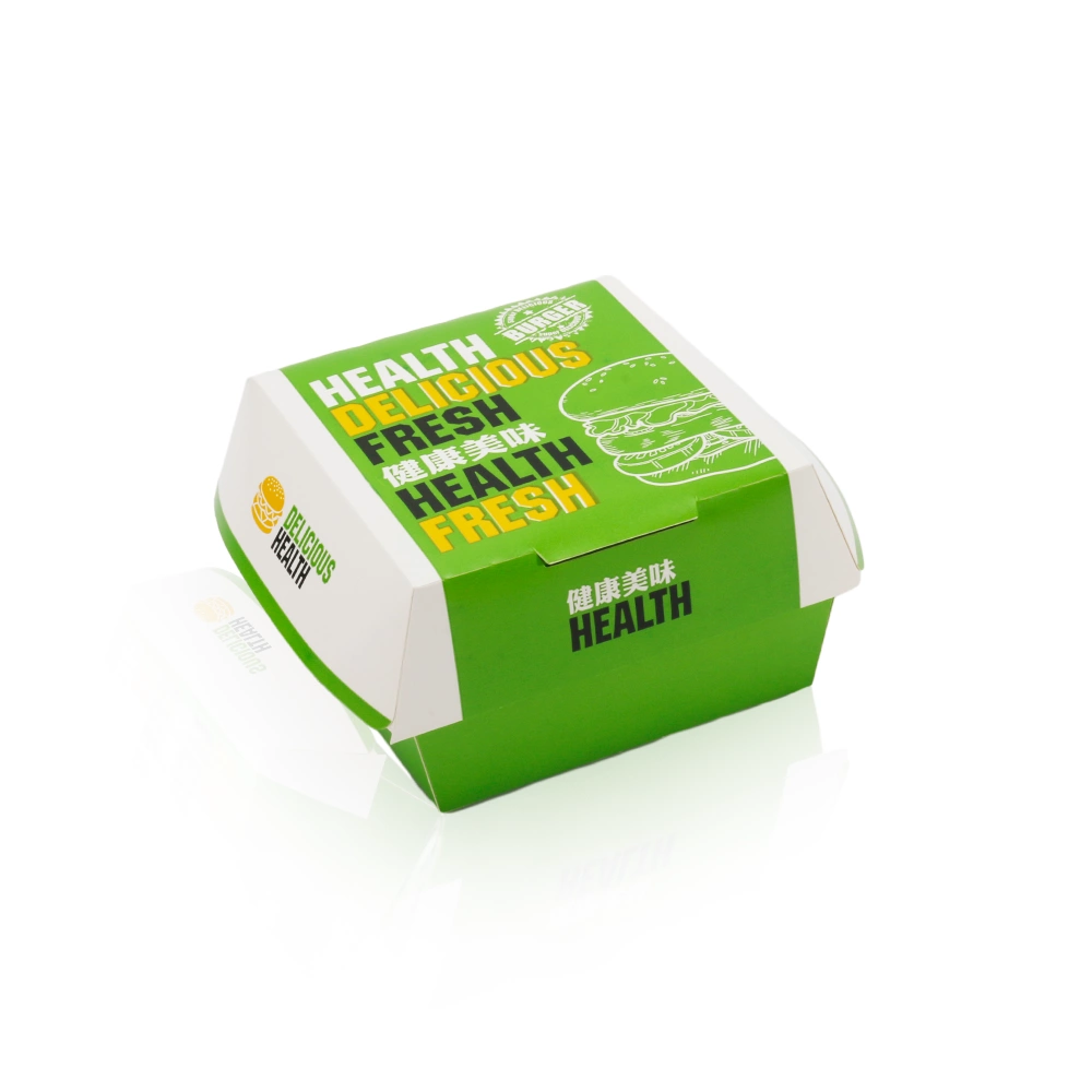 White Card Paper Wholesale Burger Boxes Near Me